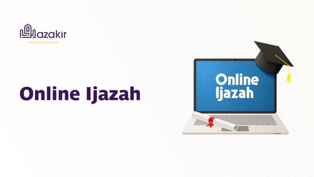 Online Ijazah course with a chain of narration